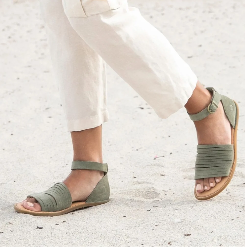 Born Margot Suede Sandals - Picture 1 of 7